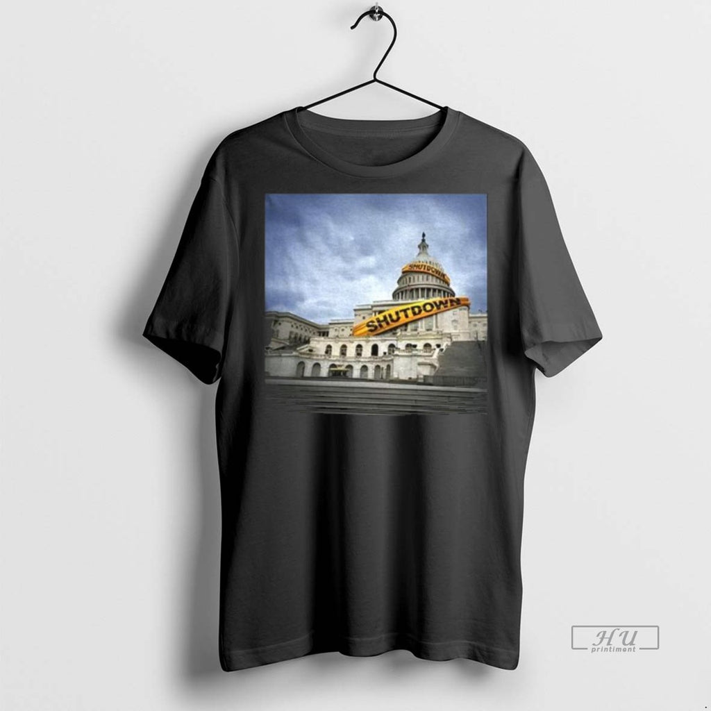 Officials White House Shutdown Long Sleve Tee Shirt Sweater
