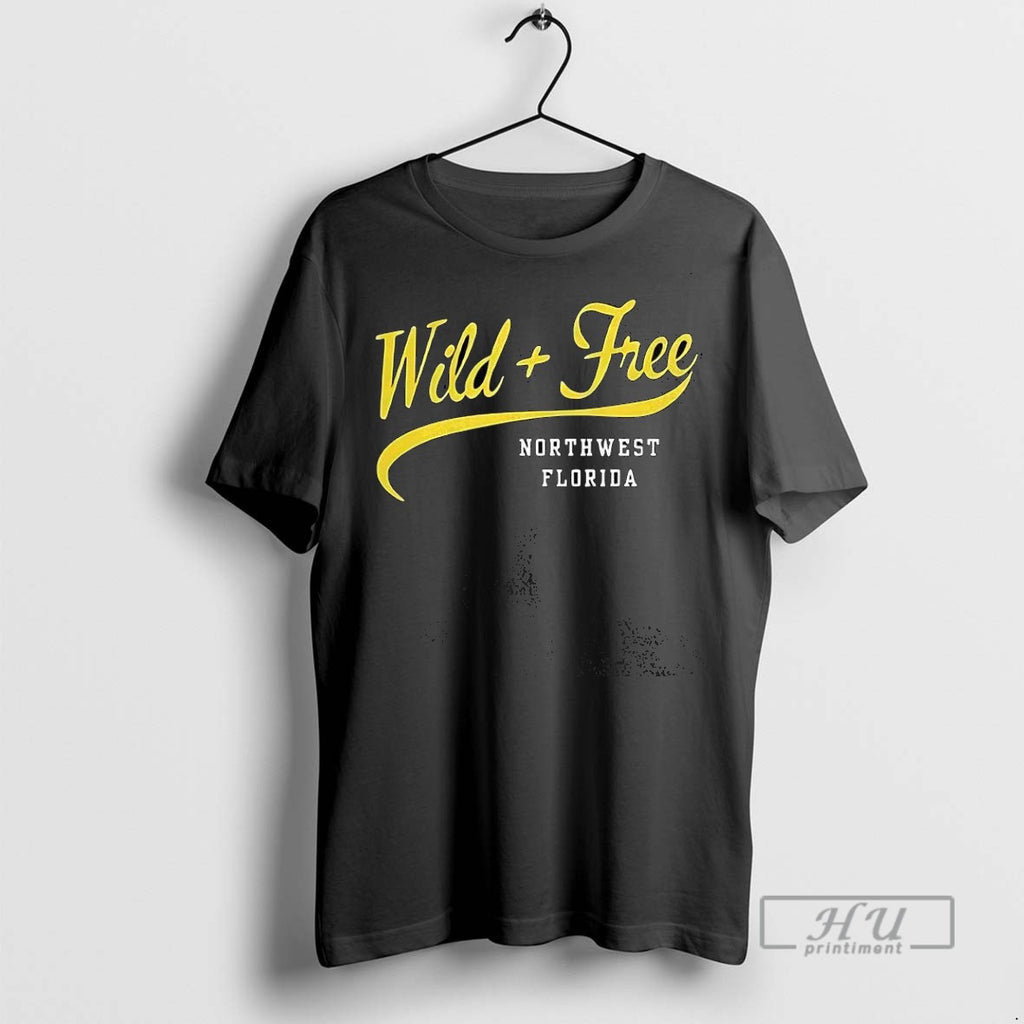Officials Wild And Free Northwest Florida Retro T Shirt