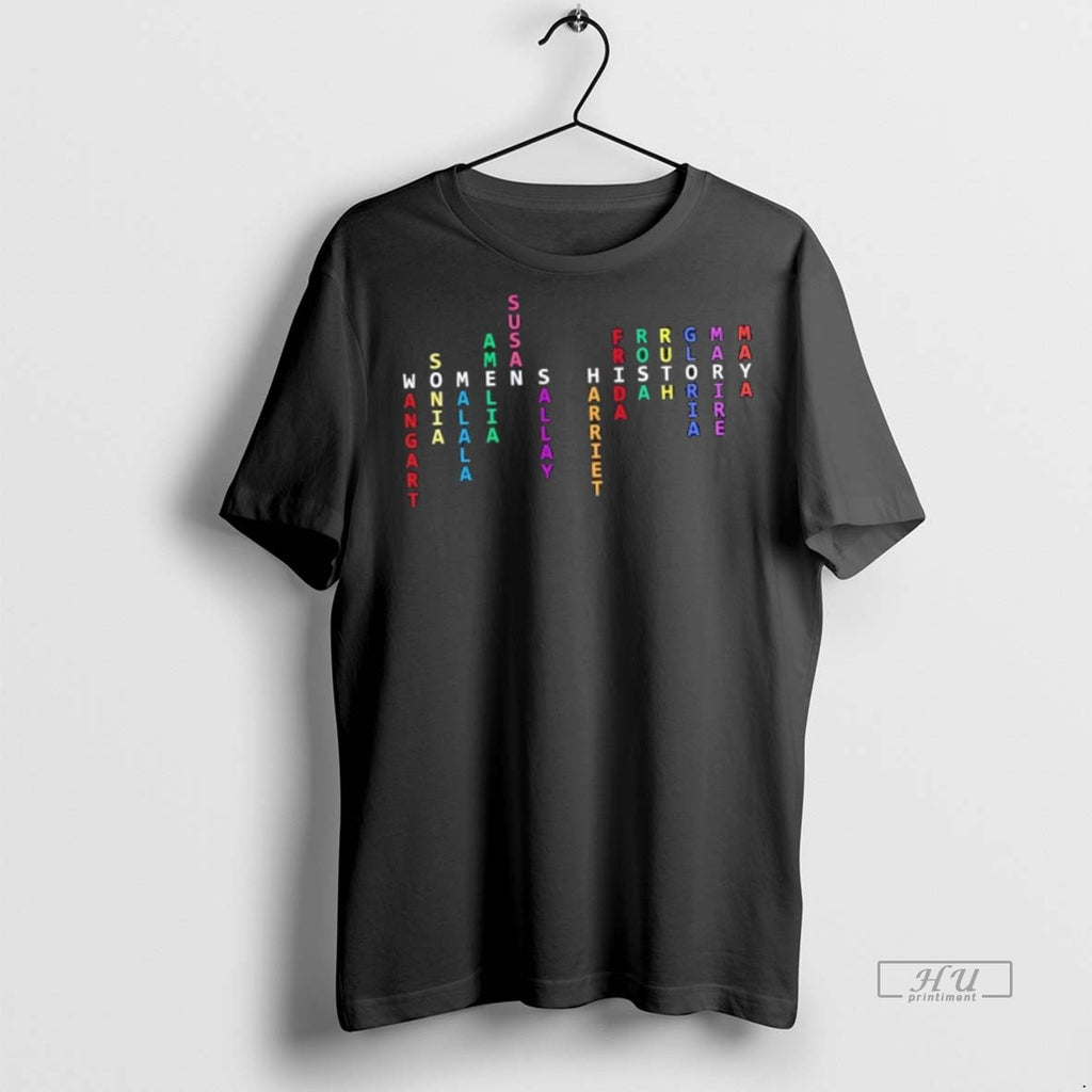 Officials Womens History Wangart Sonia Malala Amelia Susan Sally Tee Shirt Sweater