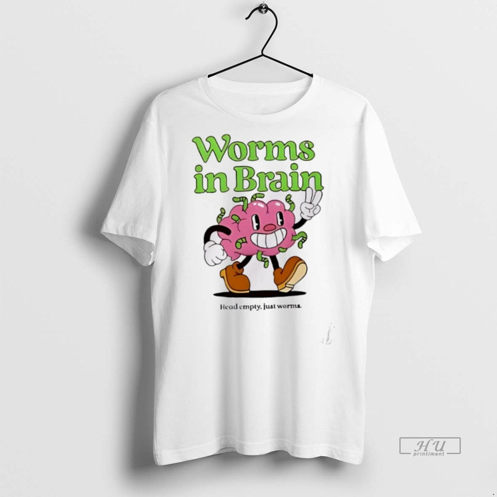 Officials Worms In Brain Head Empty Just Worms Funny Tee Shirt Sweater