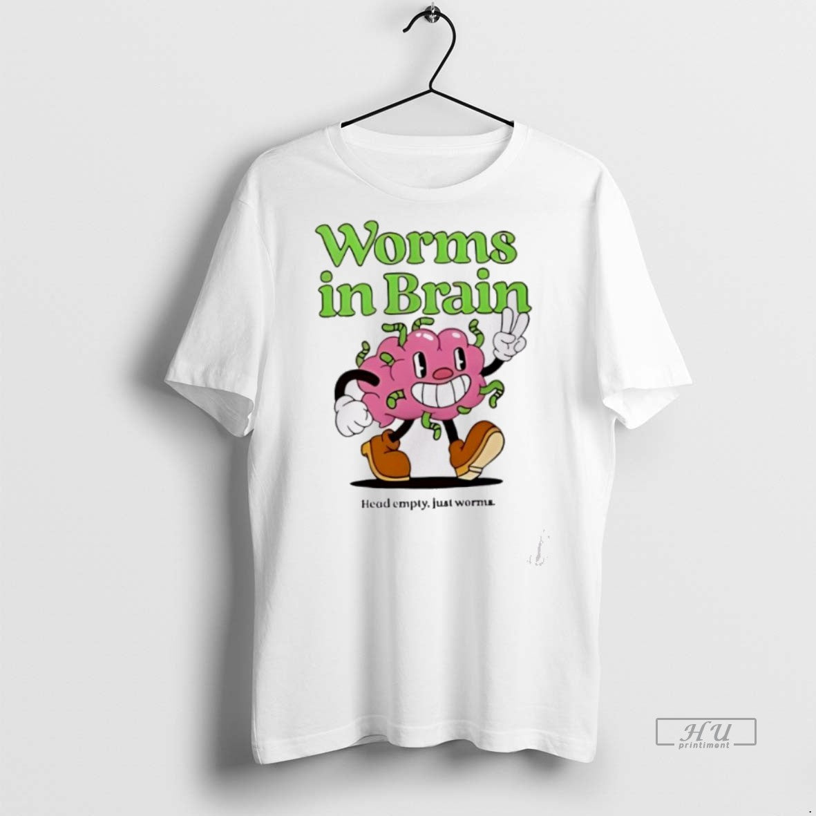 Officials Worms In Brain Head Empty Just Worms Funny Tee Shirt Sweater
