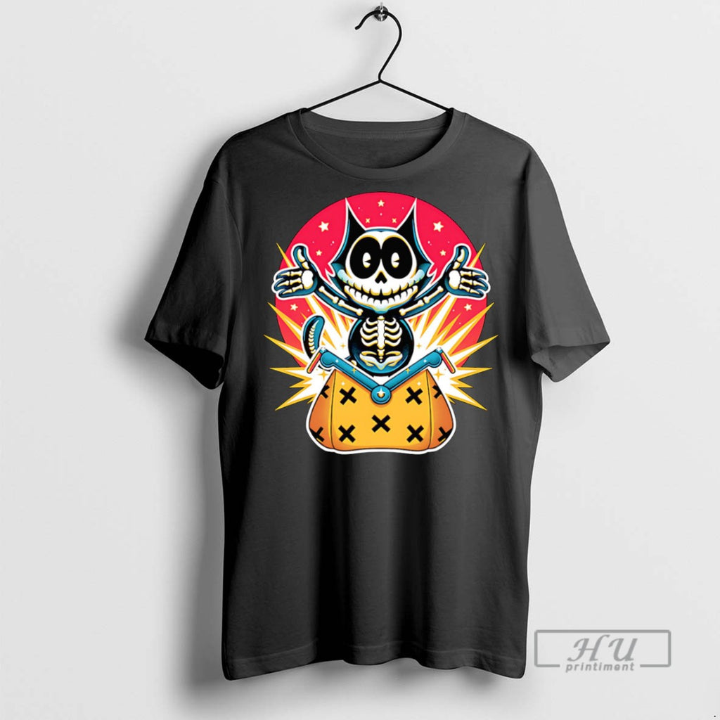 Officials X Ray Cat Cartoon T Shirts Sweatshirt Hoodies