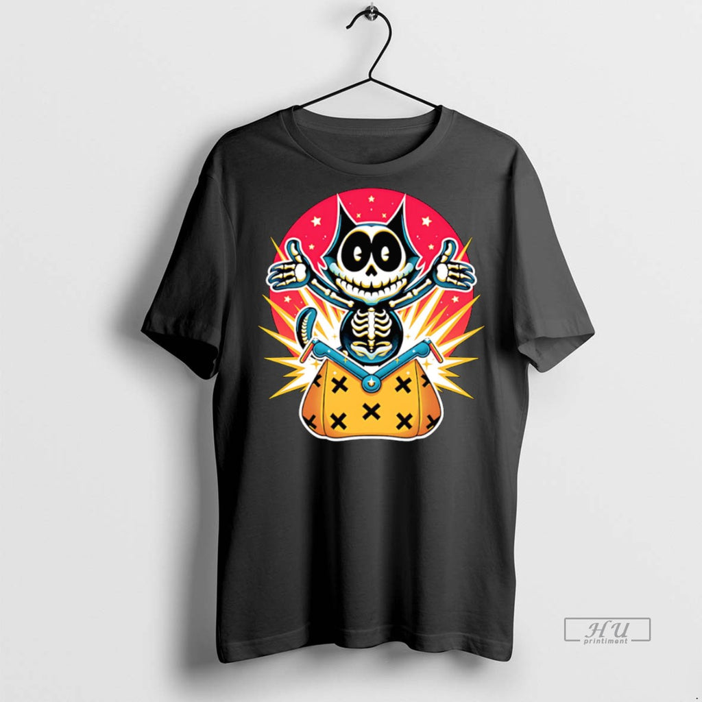 Officials X Ray Cat Cartoon Tee Shirt Sweater