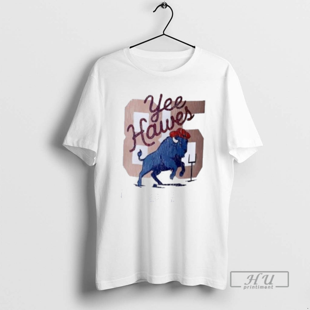 Officials Yee Hawes 85 Buffalo Mascot T Shirt