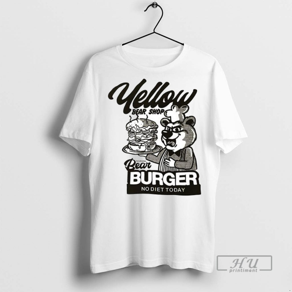 Officials Yellow Bear Shop Bear Burger No Diet Today Ceramic Ceramic And Classic Dad Cap