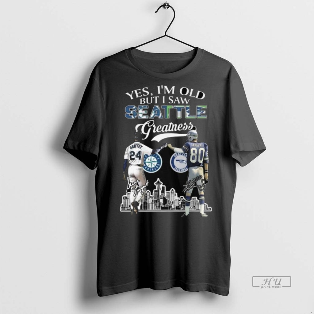 Officials Yes Im Old But I Saw Seattle Greatness Griffey And Largent Signatures 2025 Long