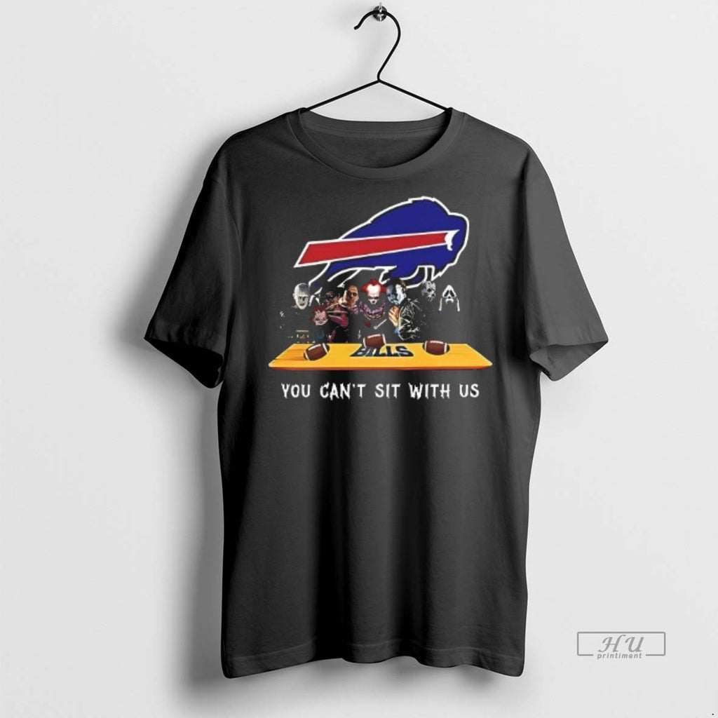 Officials You Cant Sit With Us Bills Football Horror Movies Halloween Tee Shirt Sweater