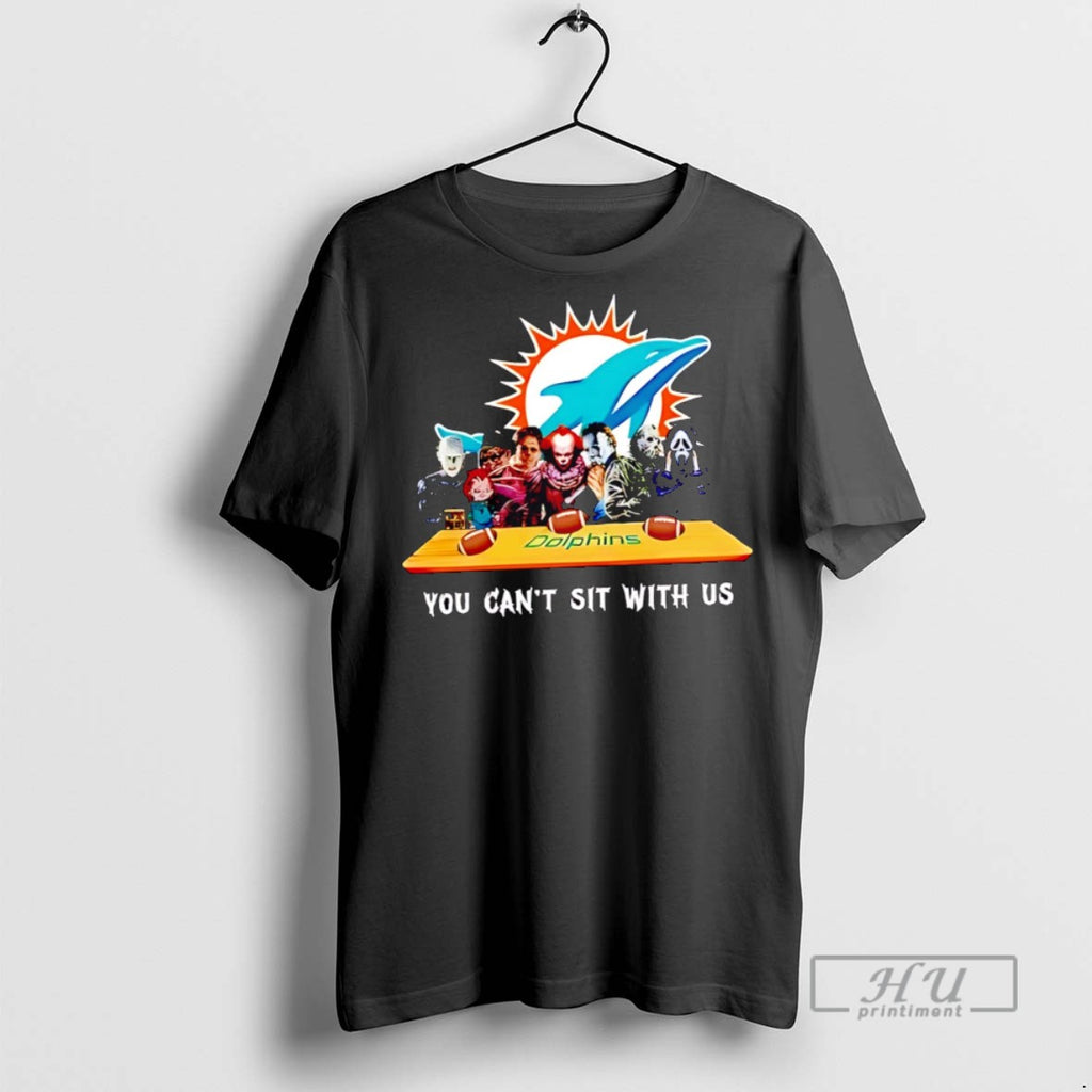 Officials You Cant Sit With Us Dolphins Football Horror Movies Halloween T Shirts Sweatshirt Hoodies