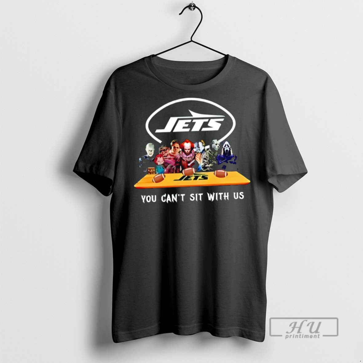 Officials You Cant Sit With Us Jets Football Horror Movies Halloween T Shirts Sweatshirt Hoodies