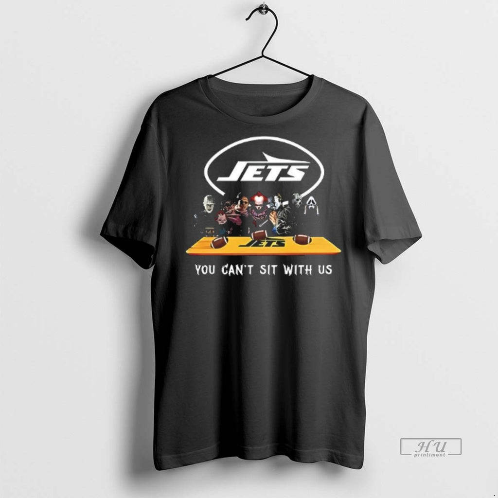 Officials You Cant Sit With Us Jets Football Horror Movies Halloween Tee Shirt Sweater