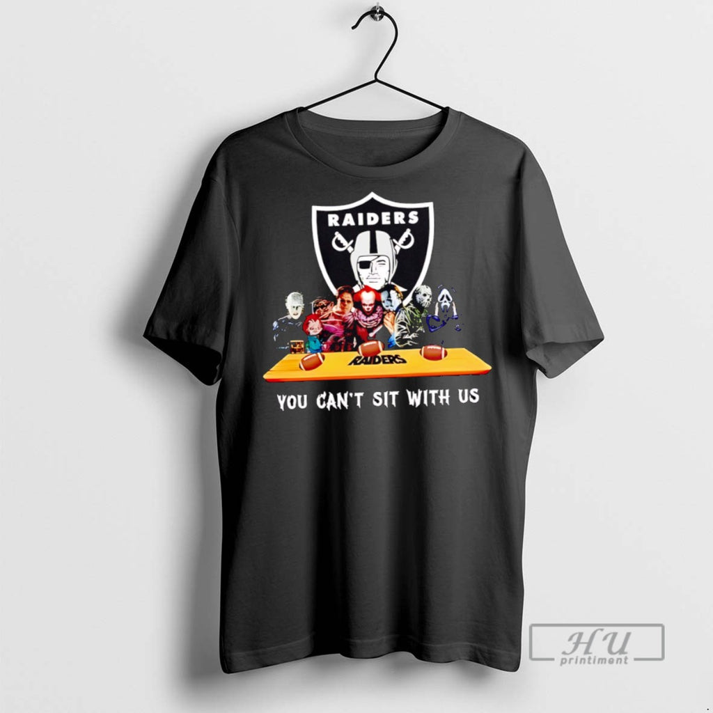 Officials You Cant Sit With Us Raiders Football Horror Movies Halloween T Shirts Sweatshirt Hoodies