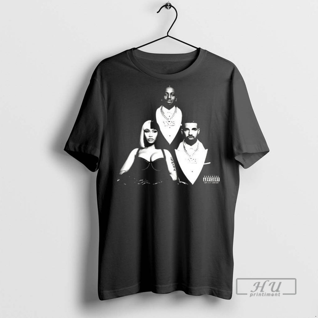 Officials Young Money Trio Black And White Album Cover Lil Wayne Nicki Minaj Drake Ceramic