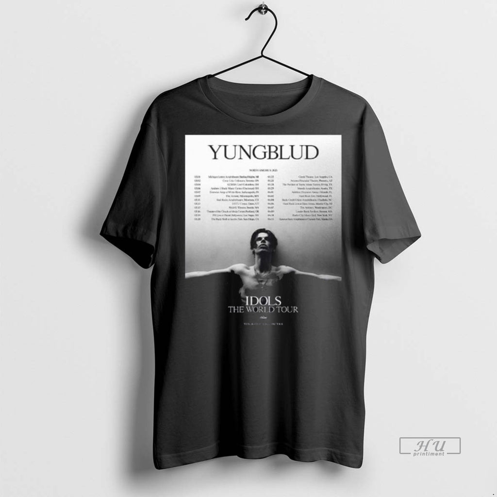 Officials Yungblud Idols The World Tour North America 2026 Schedule Dates Two Sided Mockup Two