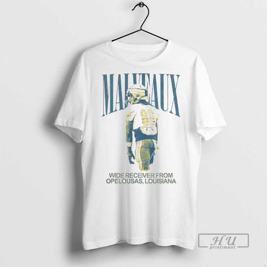 Officials Zackeus Malveaux Wide Receiver From Opelousas Louisiana Vintage T Shirts