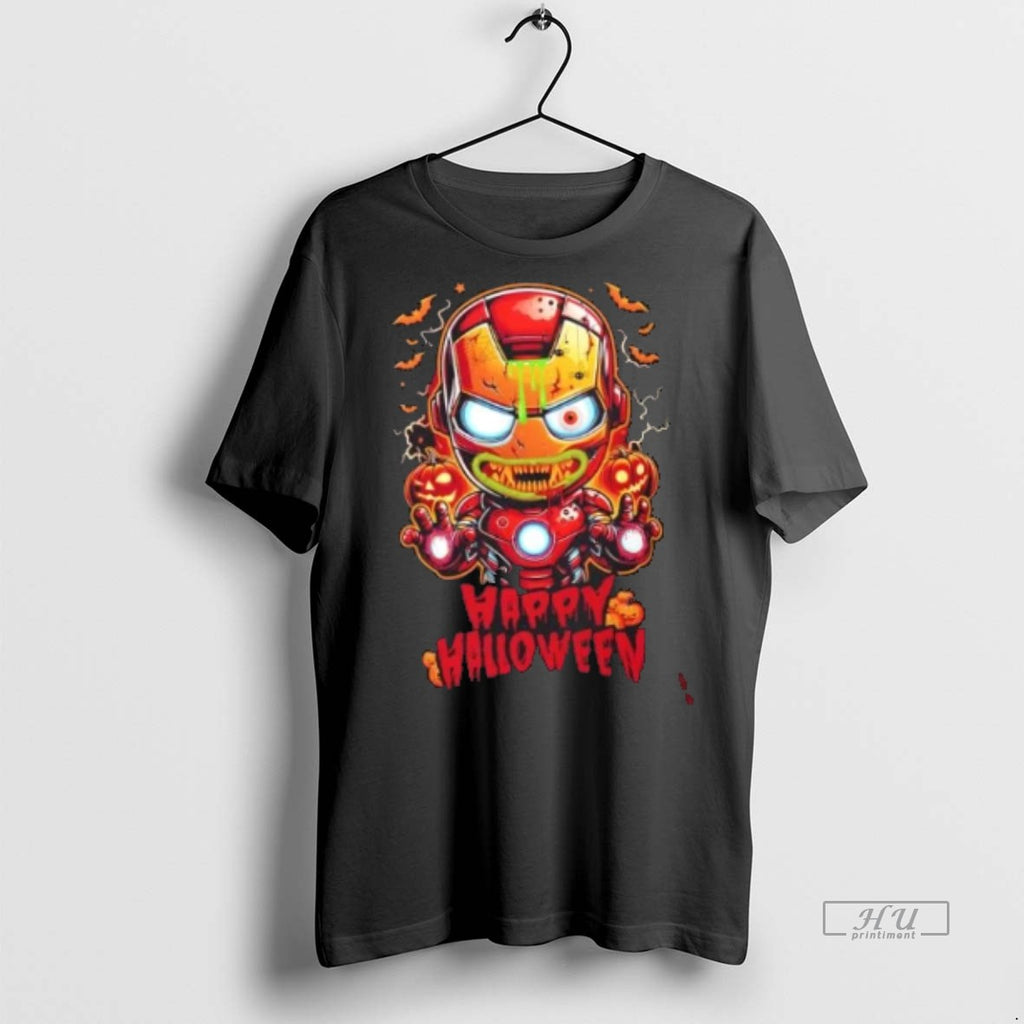 Officials Zombie Iron Man Halloween Parody Horror Tee Shirt Sweater