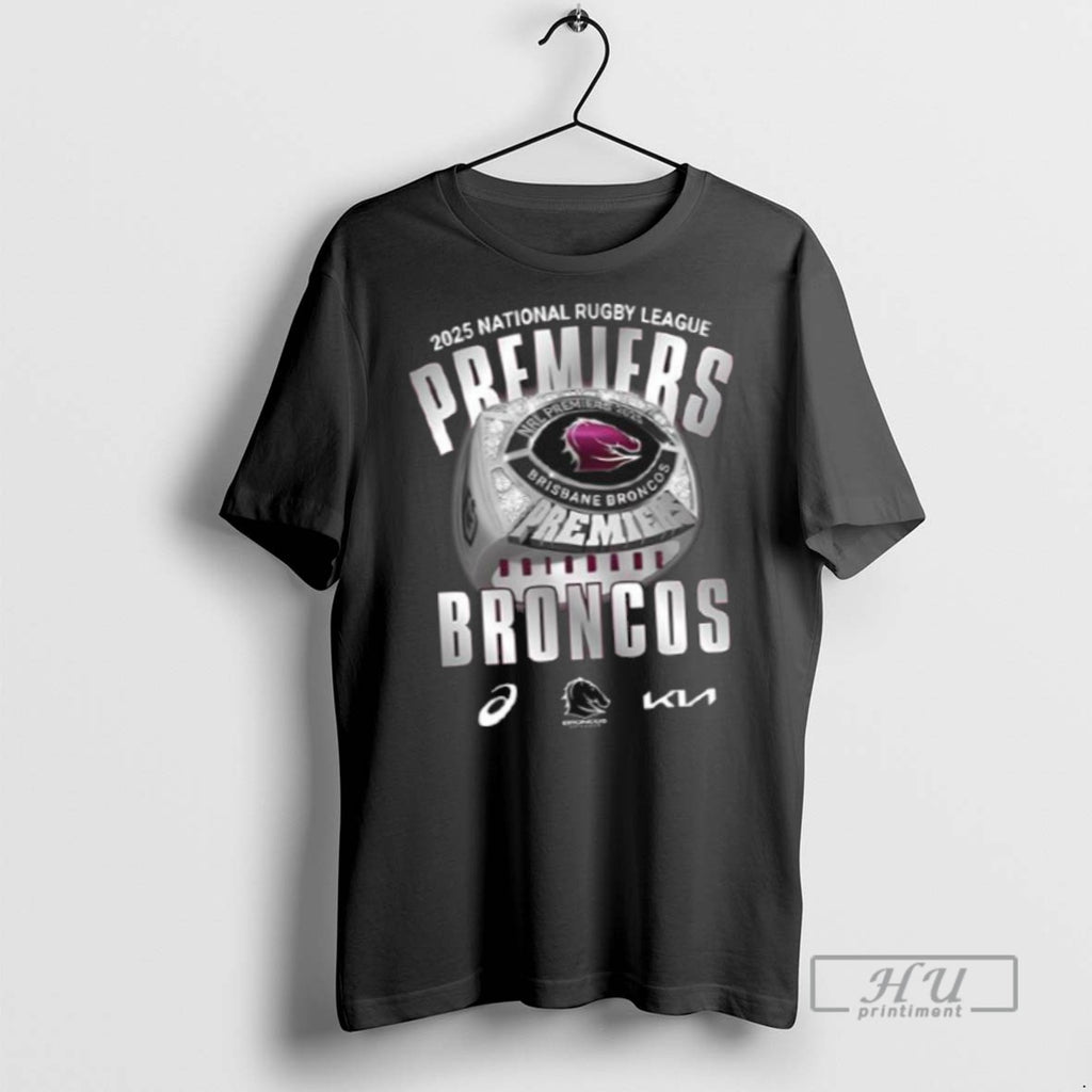 Officials Broncos Nrl 2025 National Rugby League Men T Shirt