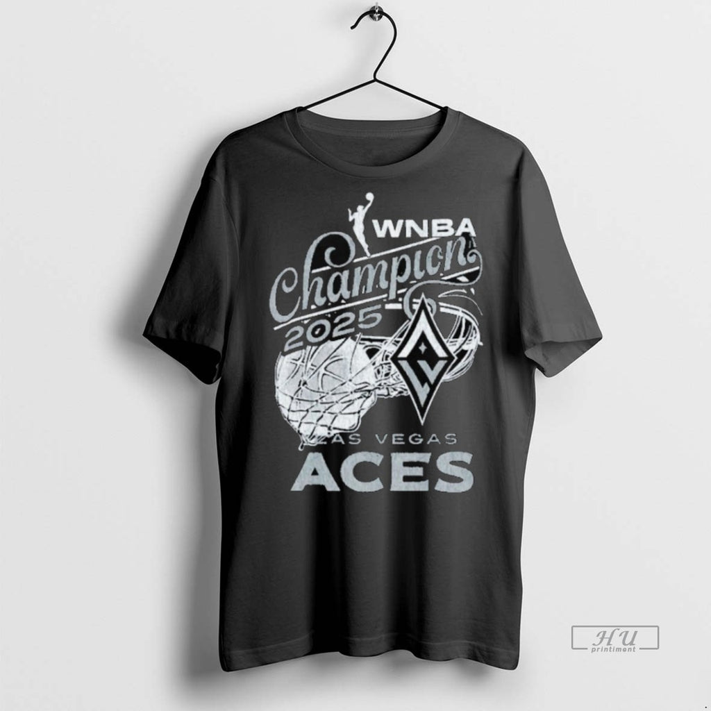 Officials Era Las Vegas Aces 2025 Wnba Champions Tee Shirt Sweater