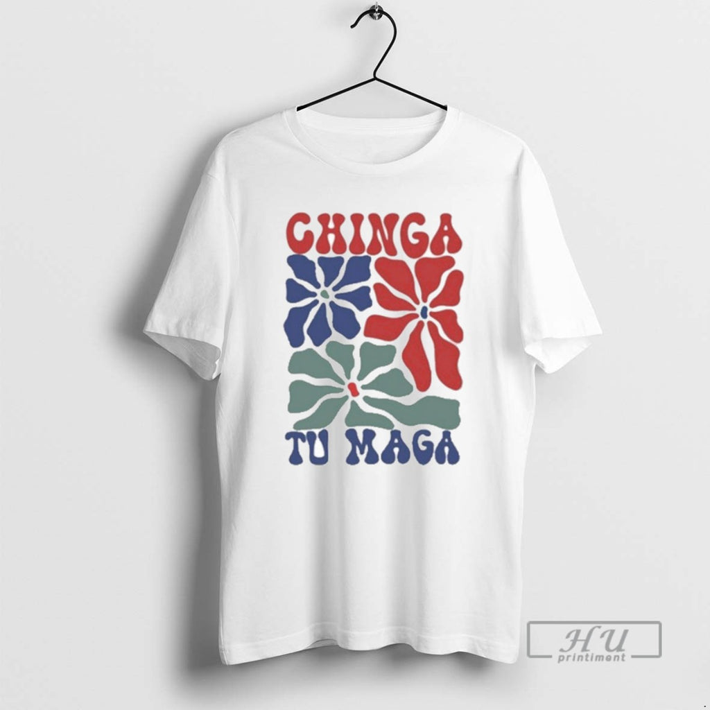 Officials Floral Chinga Tu Maga Feminist Activism T Shirt