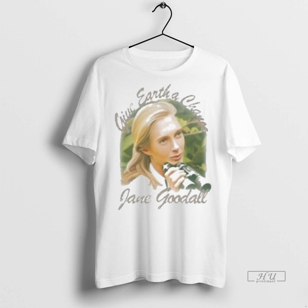 Officials Give Earth A Chance Jane Goodall 2025 Shirt Sweater