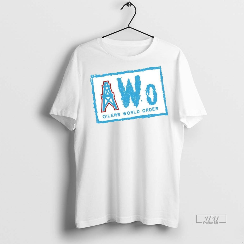 Officials Nwo Houston Oilers World Order Tee Shirt Sweater