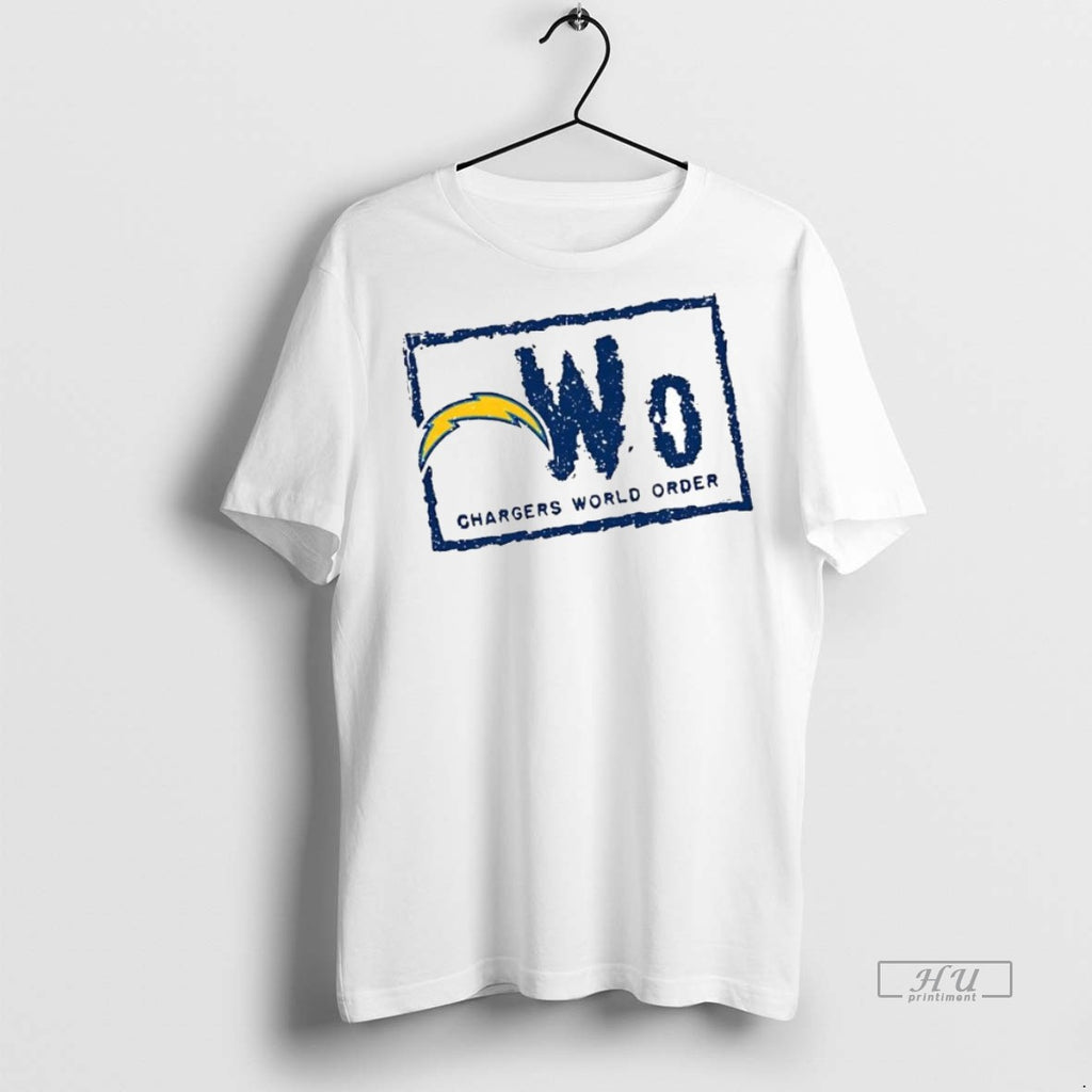 Officials Nwo Los Angeles Chargers World Order Tee Shirt Sweater