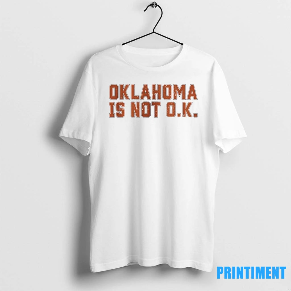 Oklahoma Is Not O K Vintage Texas Rivalry Tshirts Sweater