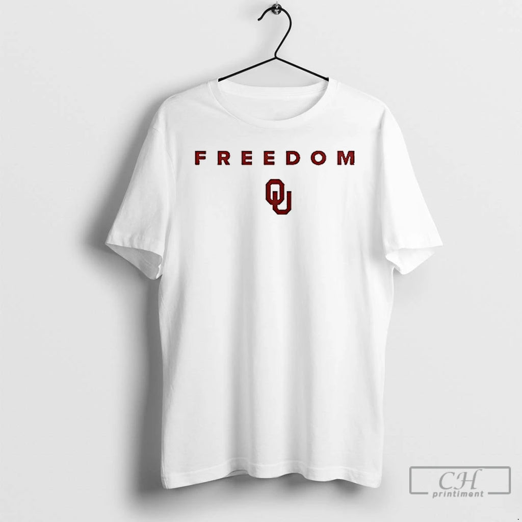 Oklahoma Sooners X Freedom Charlie Kirk The University Of Oklahoma T Shirts