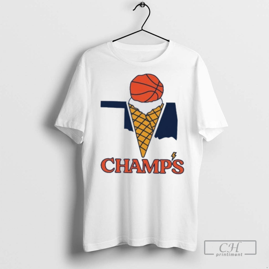 Oklahoma Champs Ice Cream Logo T Shirts
