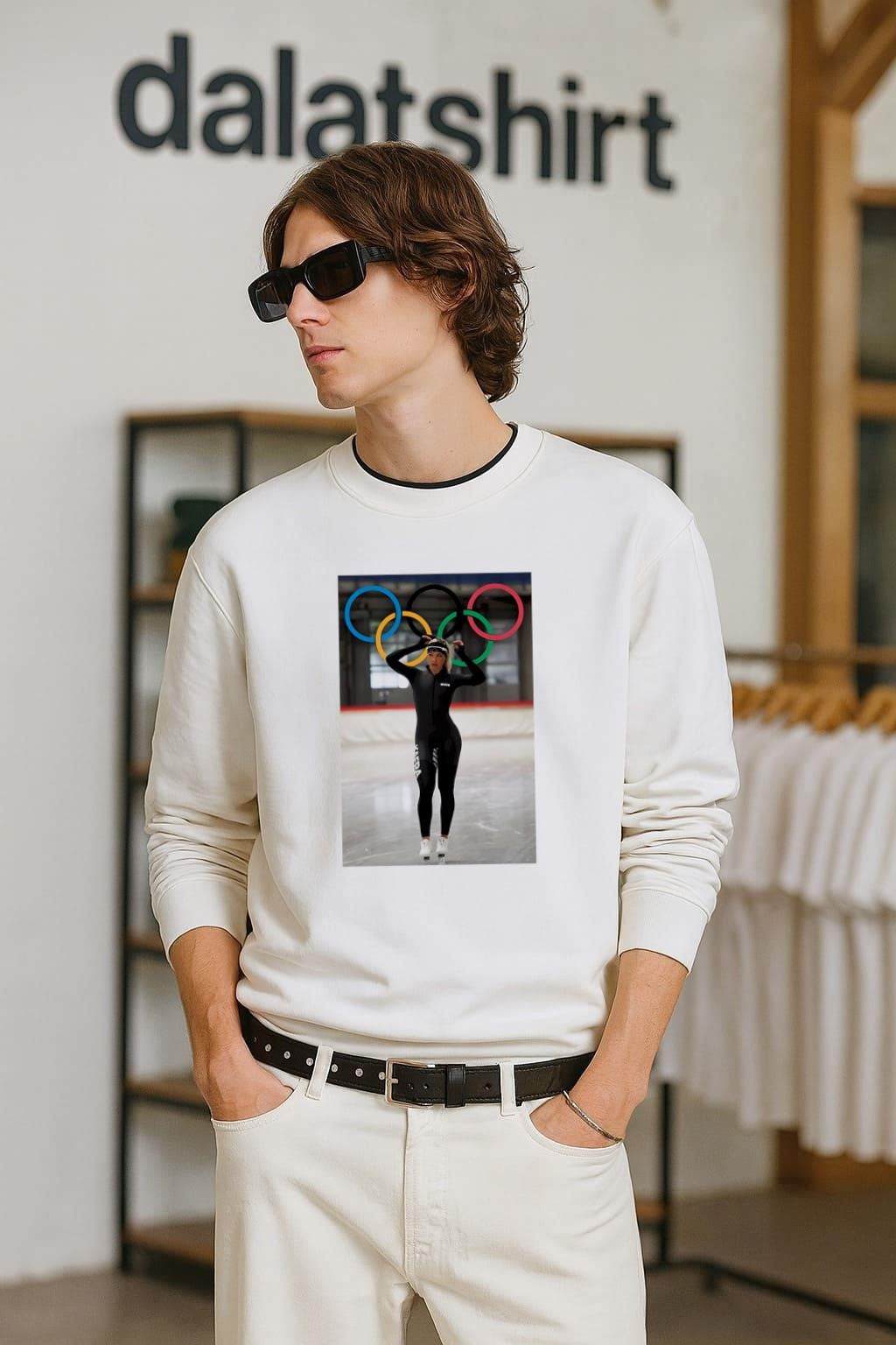 Olympic Games Speed Skater Female Athlete shirt