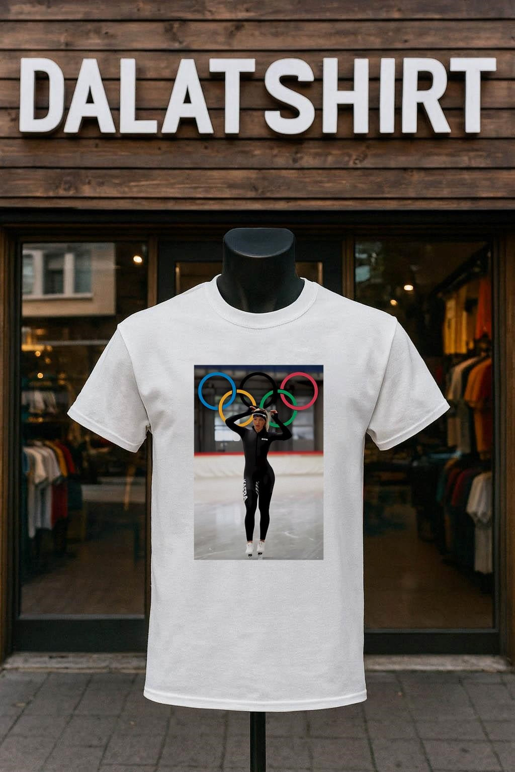 Olympic Games Speed Skater Female Athlete shirt