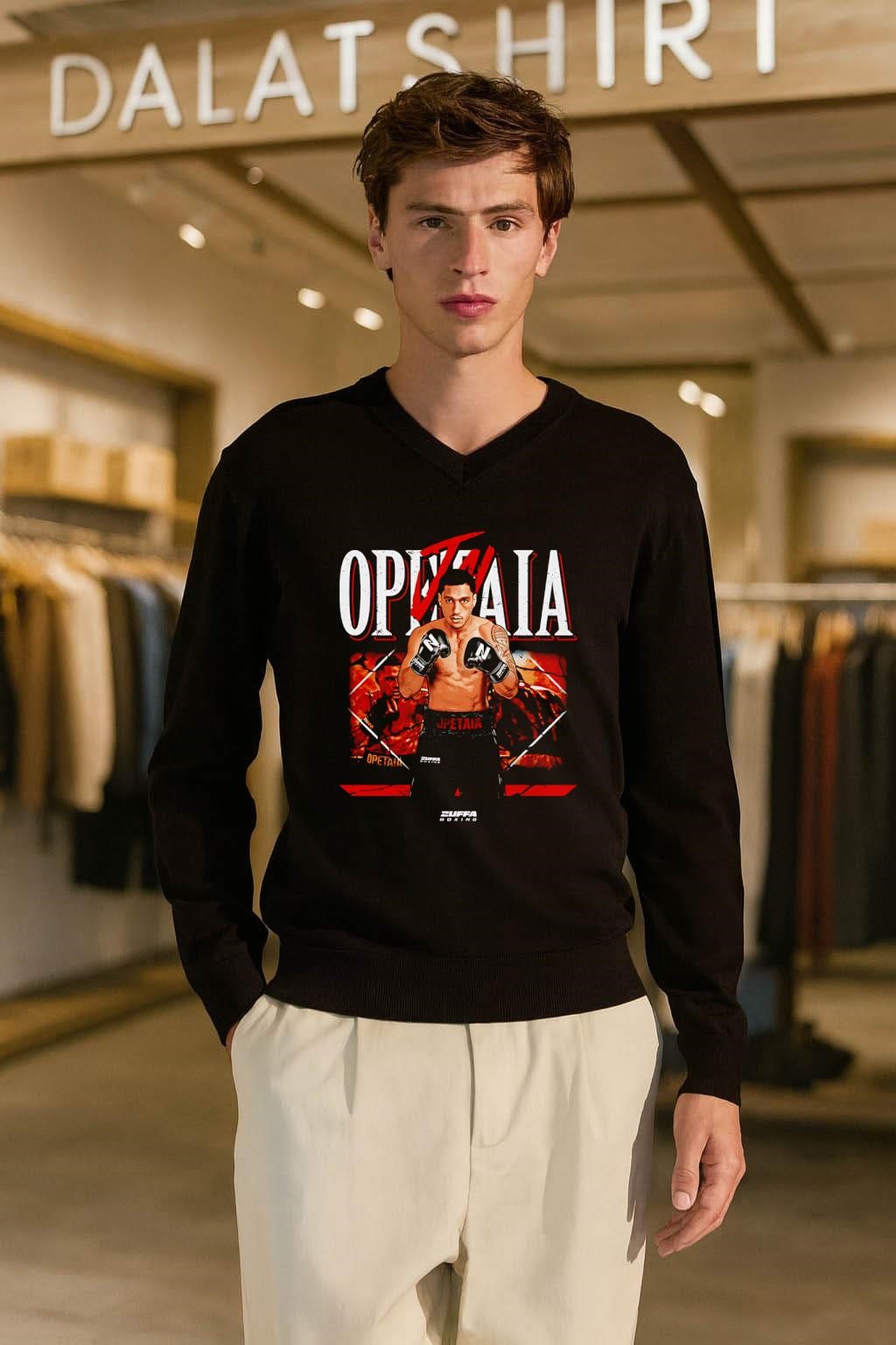 Opetaia Jai Zuffa Boxing Champion Fighter Graphic shirt
