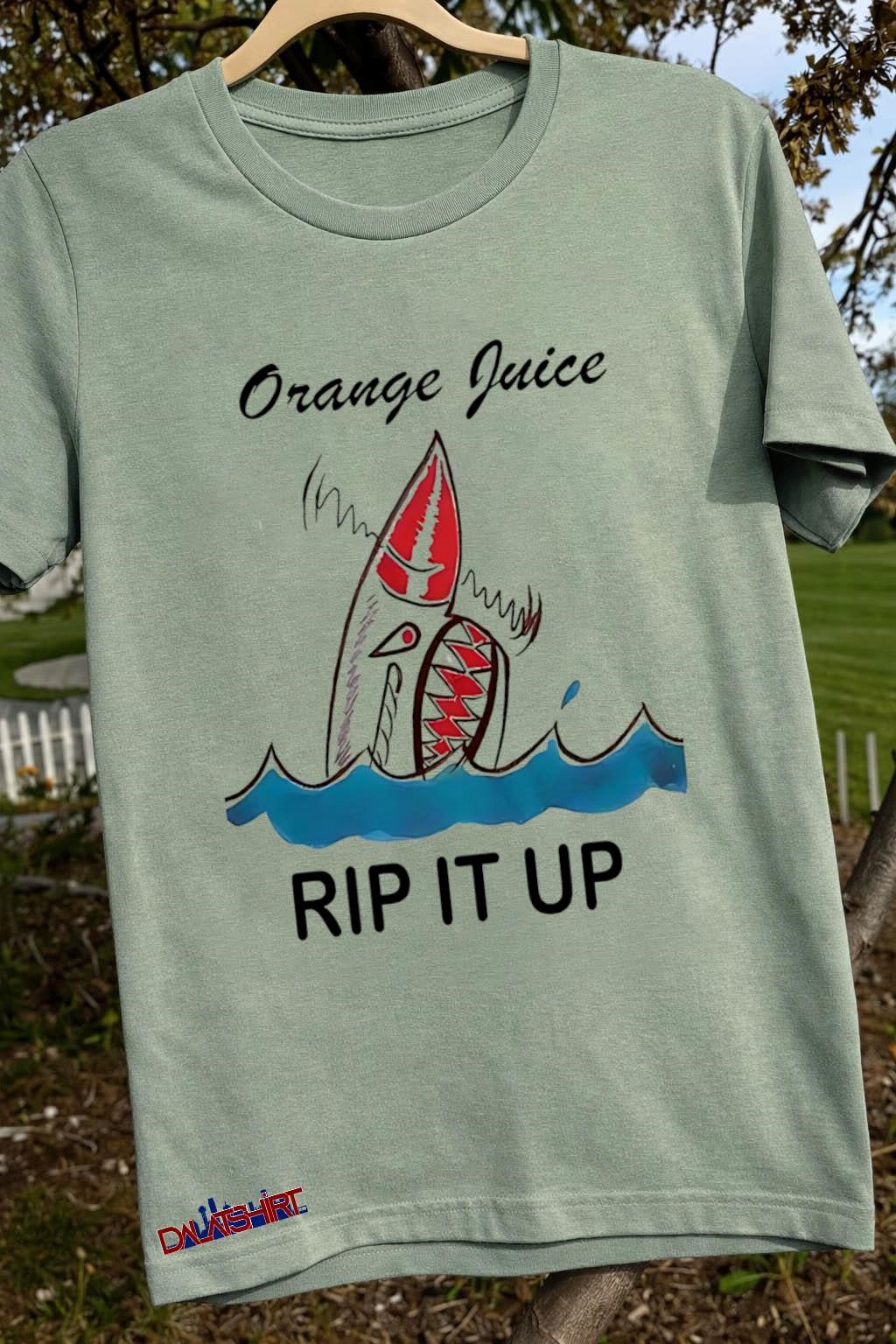 Orange Juice Rip It Up shirt