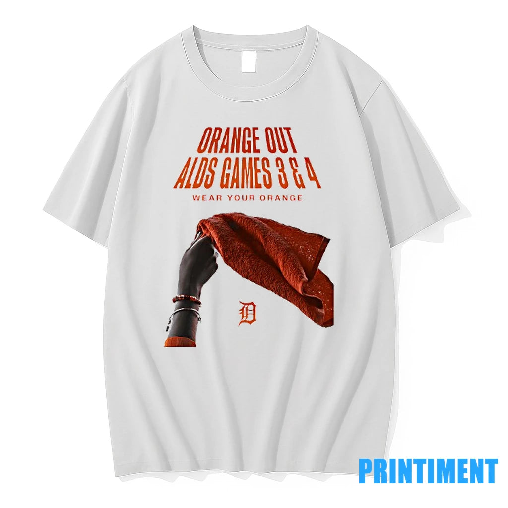 Orange Out Alds Games 3 And 4 Wear Your Orange Detroit Tigers Tshirts Sweater