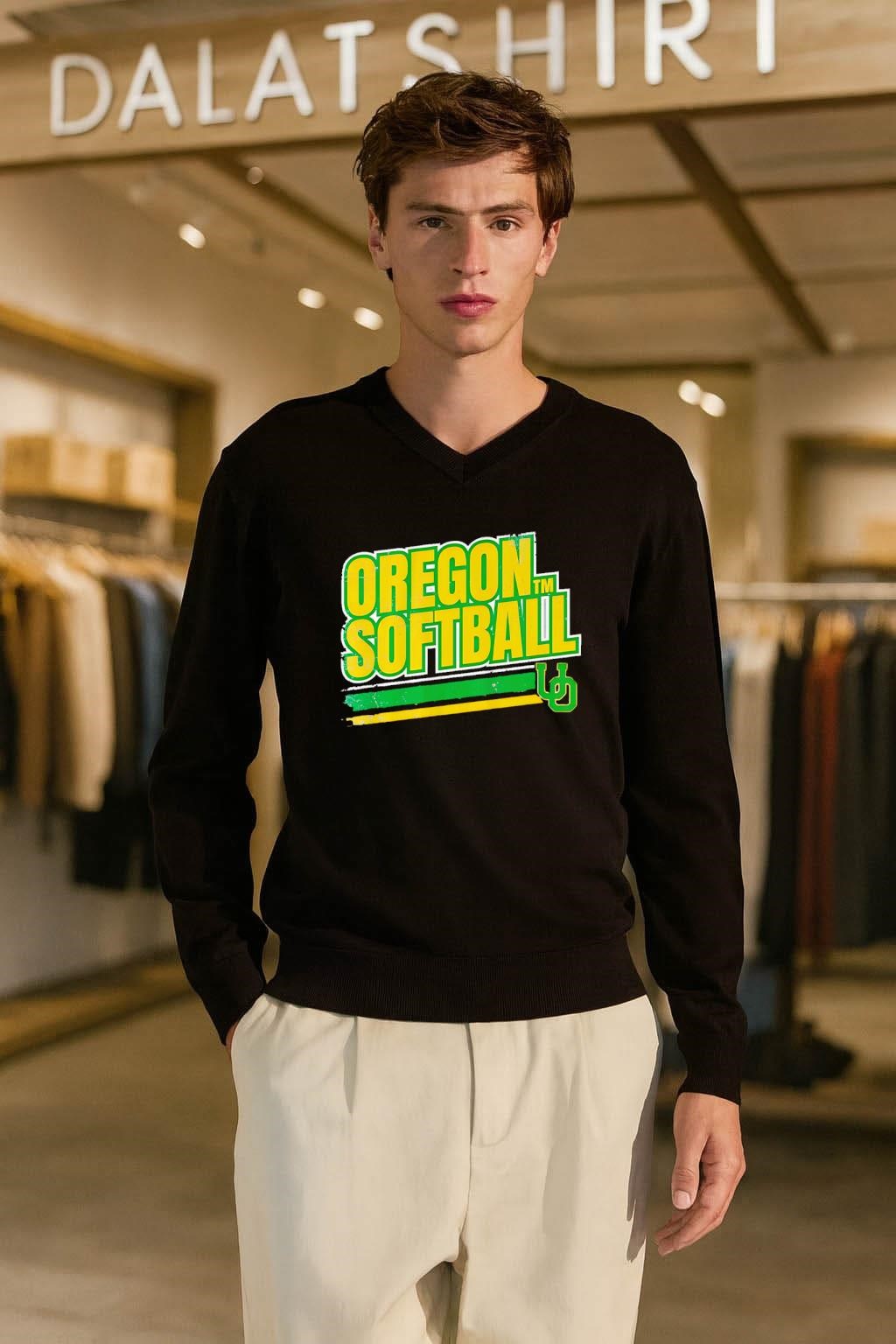 Oregon Softball UO Logo Graphic Sports shirt