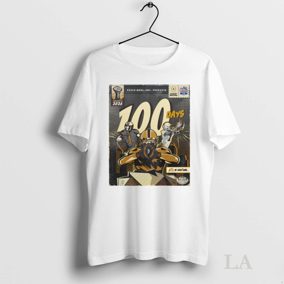 Original 100 Days Atl Is Waiting Chick Fil A Peach Bowl Cfp January 9 2026