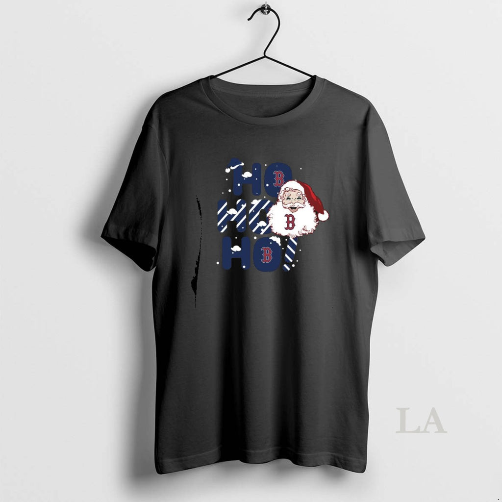 Original 2025 Boston Red Sox Christmas Santa Ho Ho Ho