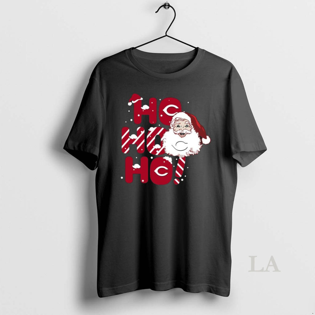 Original 2025 Cincinnati Reds Christmas Santa Ho Ho Ho