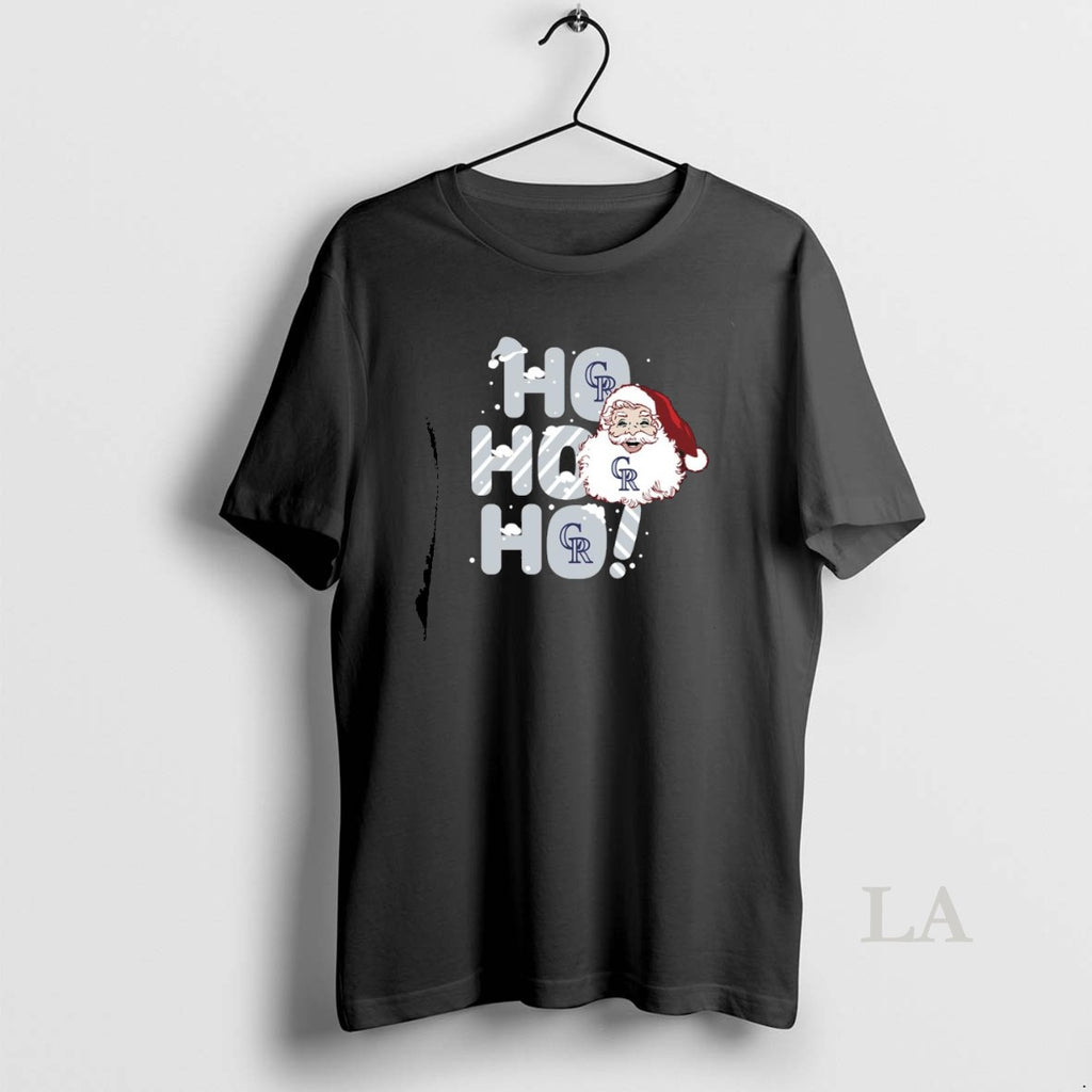 Original 2025 Colorado Rockies Christmas Santa Ho Ho Ho