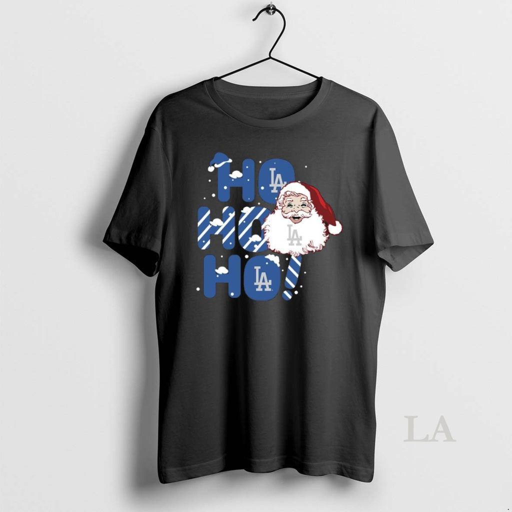 Original 2025 Los Angeles Dodgers Christmas Santa Ho Ho Ho