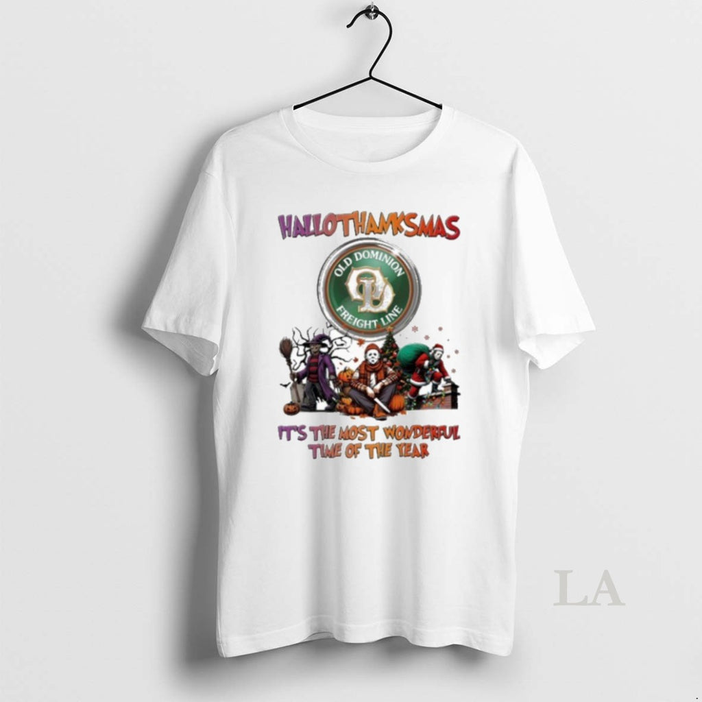 Original 2025 Old Dominion Logo Hallothanksmas Horror Film Its The Most Wonderful Time Of The