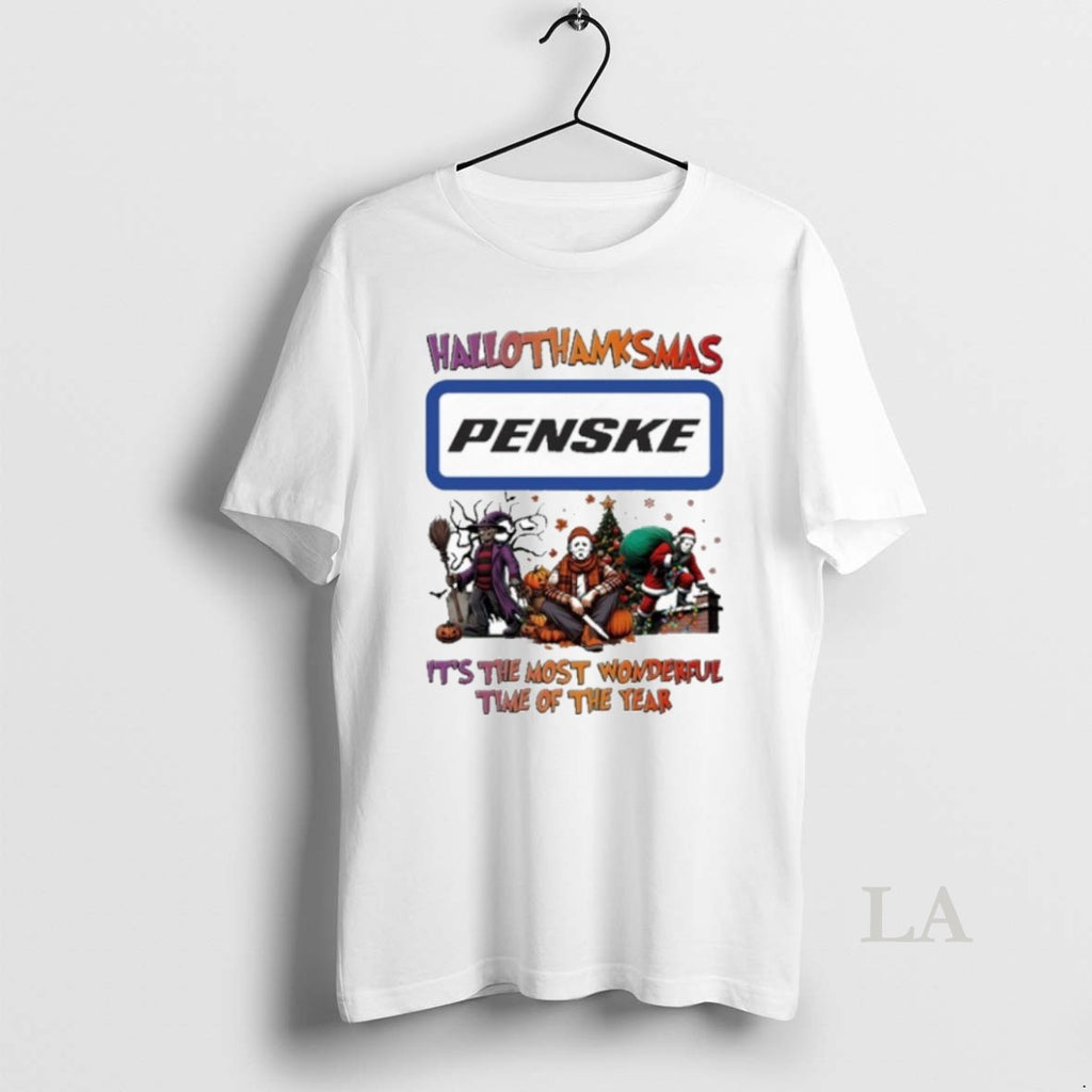 Original 2025 Penske Logo Hallothanksmas Horror Film Its The Most Wonderful Time Of The Year