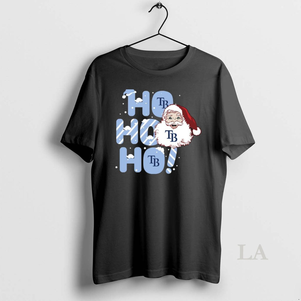 Original 2025 Tampa Bay Rays Christmas Santa Ho Ho Ho