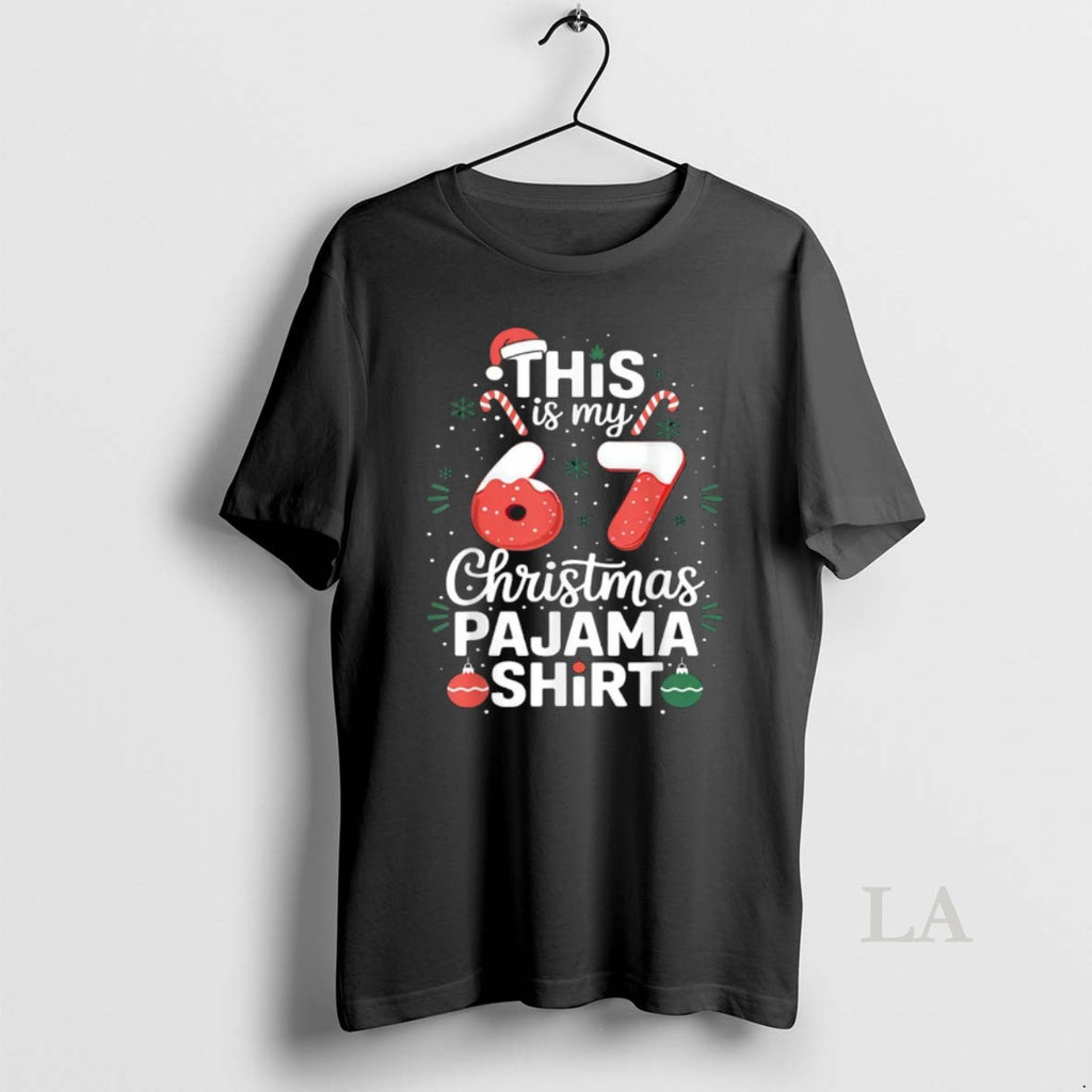 Original 67 Christmas Pajamas Six Seven Meme Brainrot