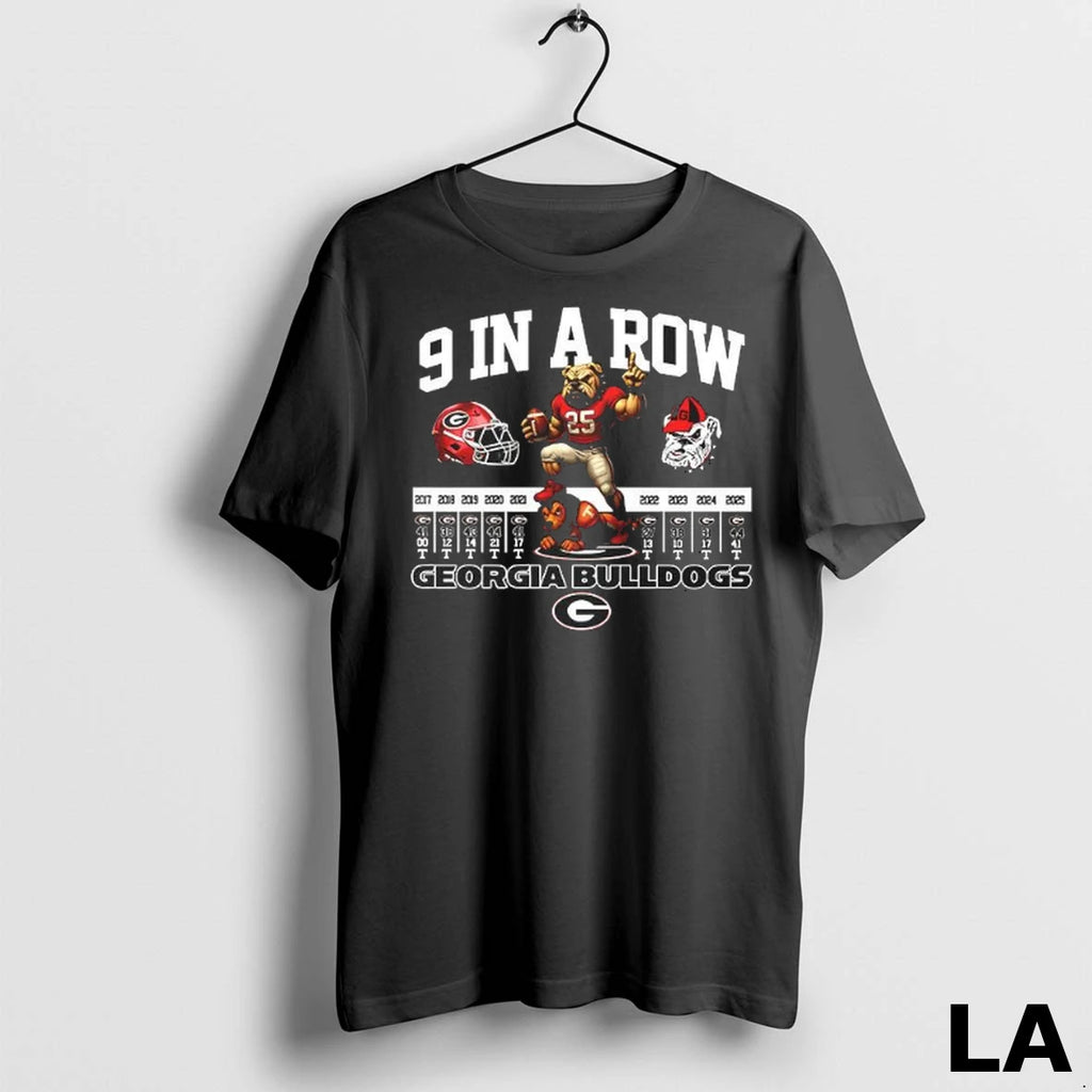 Original 9 In A Row Georgia Bulldogs