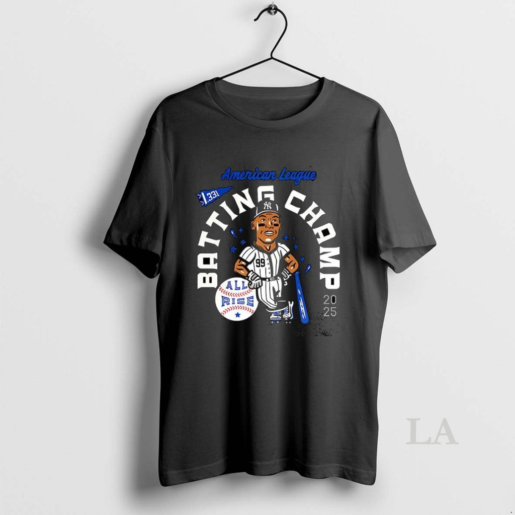 Original Aaron Judge New York Yankees Baseball American League 2025 Batting Champ 331