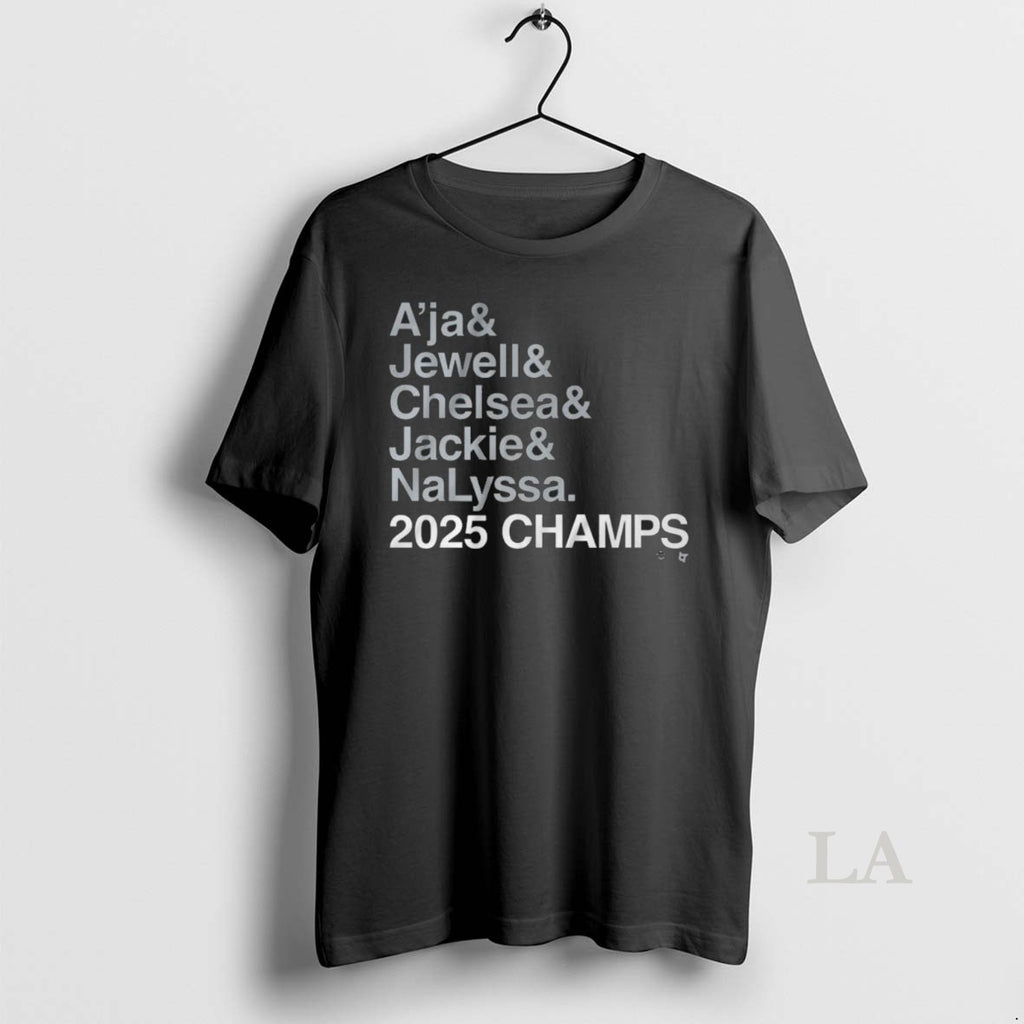 Original Aja Jewell Chelsea Jackie Nalyssa Las Vegas Basketball Ampersand 2025 Champs