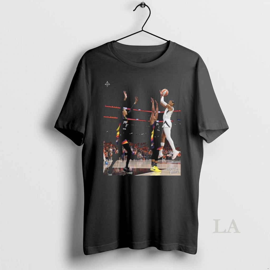 Original Aja Wilson Hang It In The Louvre Las Vegas Aces Wnba 2025