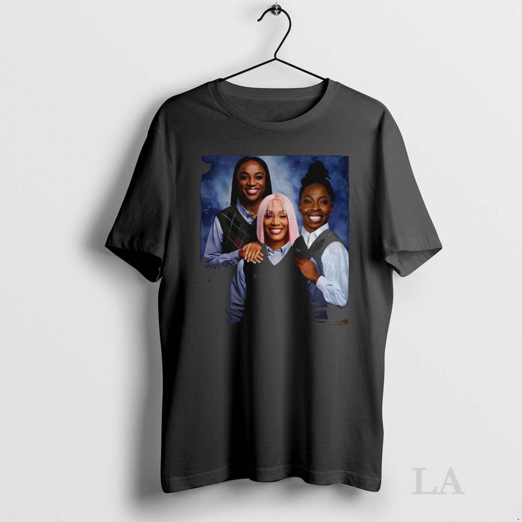Original Aja Wilson Jackie Young Chelsea Gray Las Vegas Aces Basketball Step Sisters