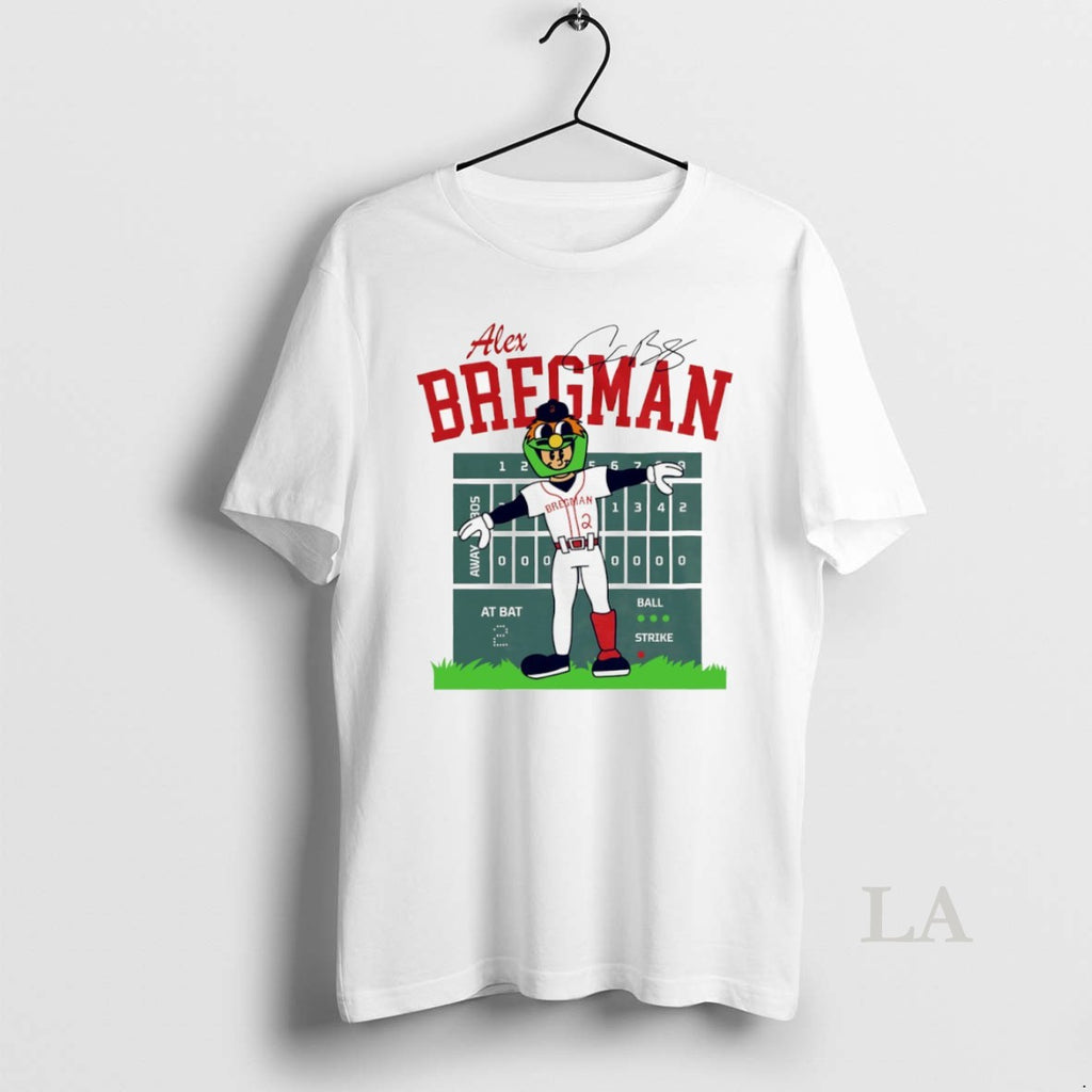 Original Alex Bregman Boston Red Sox Baseball Mascot Signature