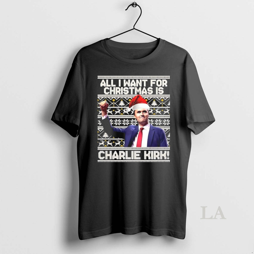 Original All I Want For Christmas Is Charlie Kirk